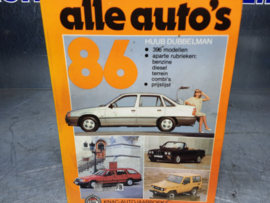 KNAC Autojaarboek uit 1986.