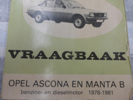 Vraagbaak Opel Ascona B / Manta B