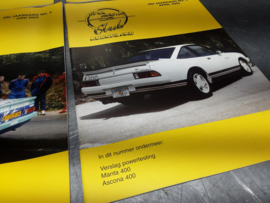 Clubbladen 2002 Opel Manta Club Nederland (5 stuks).