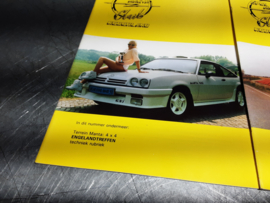 Clubbladen 1994 Opel Manta Club Nederland (6 stuks).