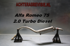 Uitlaat eindpijp Alfa Romeo 75, 2.0 Turbo Diesel.