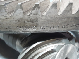 Volvo kroon en pignonwiel (type as: 1023 / 1031). 43:11,  3.91.