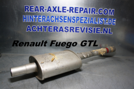 Uitlaatdemper Renault Fuego GTL.