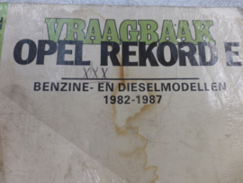 Vraagbaak Opel Rekord E 1982 - 1987