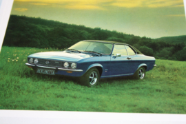 Folder Opel Manta A, uitgave oktober 1973.