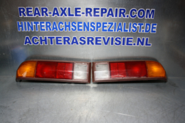 Achterlicht links en rechts Opel Manta B, eerste type (rode rand).
