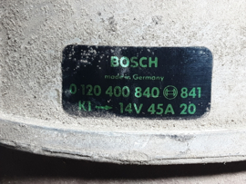 Dynamo Opel 4 cilinder CIH motor, 45 ampere.