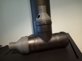 Pelletkachel veegadapter 80 mm