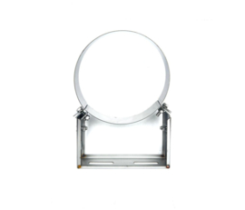 Ø200 verstelbaar 5 - 15 cm rvs