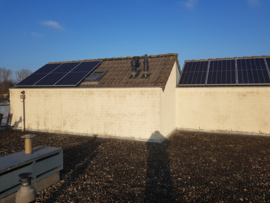 Zonnepanelen in Veghel 9 x Canadian solar 410 watt gemonteerd