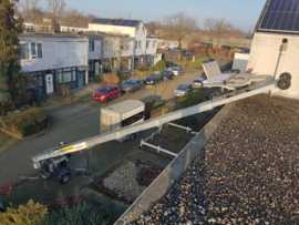 Zonnepanelen in Veghel 9 x Canadian solar 410 watt gemonteerd