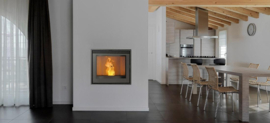 Nordic-Fire inbouw pellethaard Boxline Compact