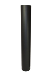 Enkelwandige kachelpijp 120 mm 0,6 mm zwart