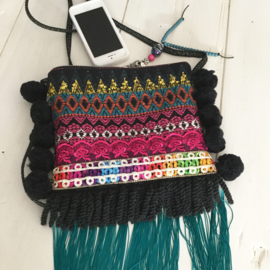 Festival bag Mexican style with fringes