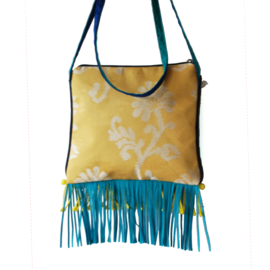 Ibiza festival purse turquoise yellow