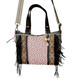 Western Rose & Camo – Handmade Boho Crossbody