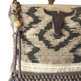 Festival purse Navajo style with bull
