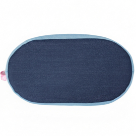 Catena Denim & Plush Bucket Bag – Unique from Recycled Jeans