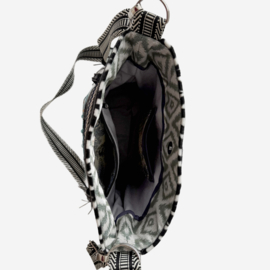 Upcycled Denim Crossbody Bag "The Native Buffalo"