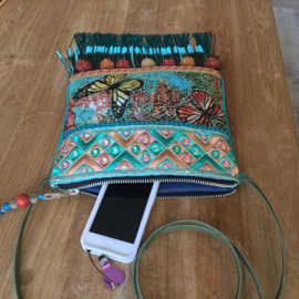 Festival bag with butterflies Ibiza style