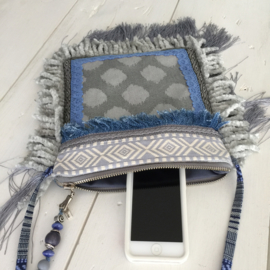 Fringe festival purse gerecycled jeans boho