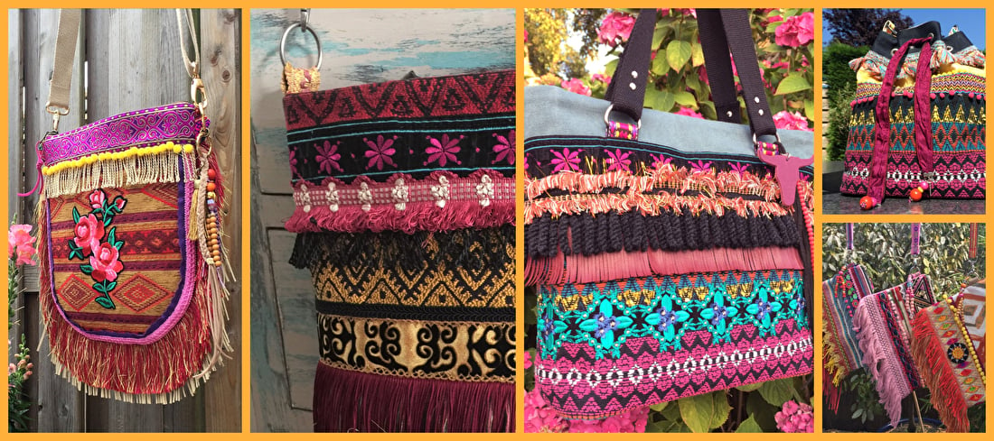 Amazon.com: Fair Trade Large Sling Crossbody Shoulder Bag Purse Hippie Hobo  Gypsy Bohemian, Grey Tree : Clothing, Shoes & Jewelry