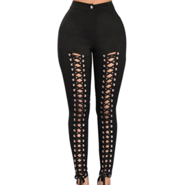 Lace up pants