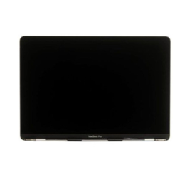 LCD assembly space grey MacBook Pro 13" Retina A1708, rechts dunne lijn in beeld