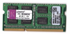DDR3 geheugen 4GB Kingston KTA-MB1066K2/4G MacBook Pro 13" A1278