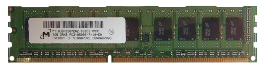 Geheugen module DDR3 PC3-10600E 2GB Mac Pro
