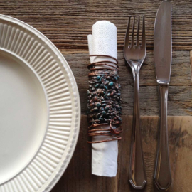 Stylish napkin rings