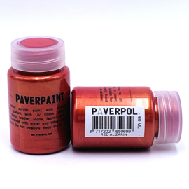 Paverpaint Red Alizarin metallic