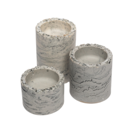 Siliconen mal - Waxinelichthouder set 3 stuks