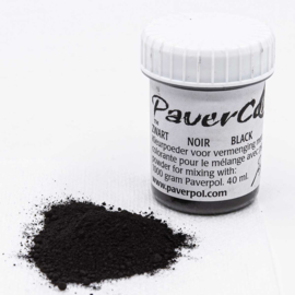 Pavercolor Zwart, 40 ml