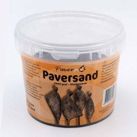 Paversand zwart/grof