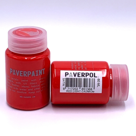 Paverpaint Red Light Cadmium satin