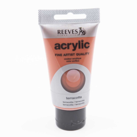 Reeves Acrylic Paint Terracotta, tube 75 ml