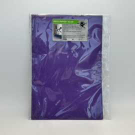 Decopapier glad, donkerpaars