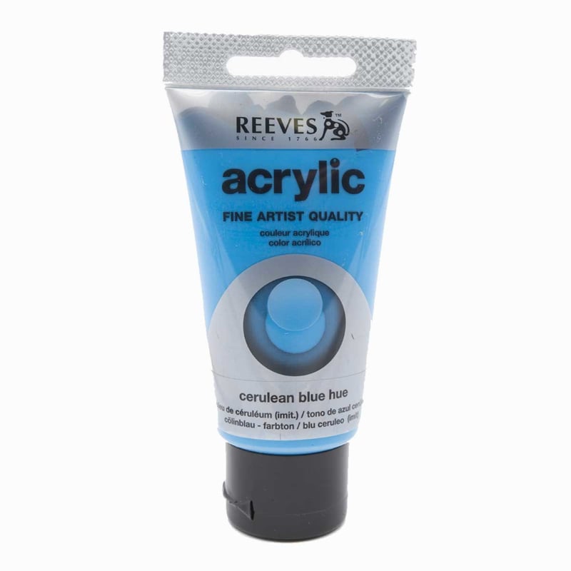 Reeves Acrylverf Cerulean Blue, tube 75 ml