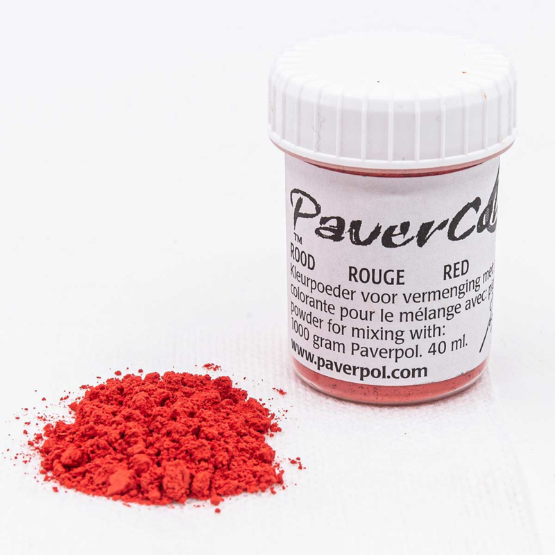Pavercolor Rood, 40 ml