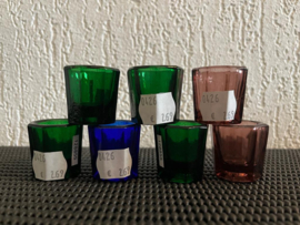 Dappendish glas - 7 stuks