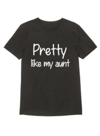 Shirt | Pretty like my aunt zwart