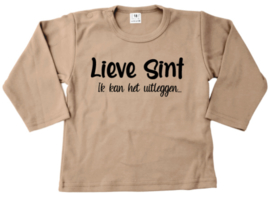 Sint | Shirt | Lieve Sint | Bruin