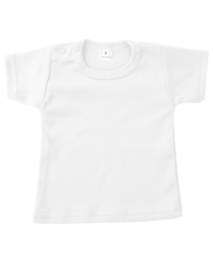 Shirt korte mouw | Blanco wit | Maat 110/116