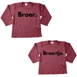 Shirt | Broertje. / Broer.