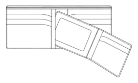 Succes Billfold XL Bitra Batra Zwart (AZ045BA02)