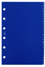 Succes Standard Alfabet Syntetisch, 24-Delig, Blauw (XT17)