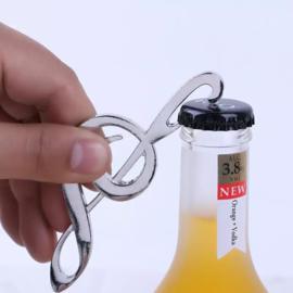 Muzieksleutel flesopener