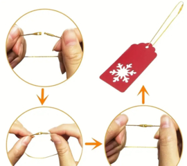 Gouden touwtjes kerst
