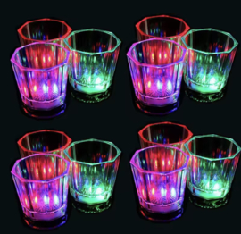 Lichtgevende shotglaasjes LED